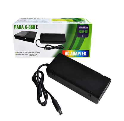 Black Fire Bull power adapter for XBOX360E console with EU UK US plug options