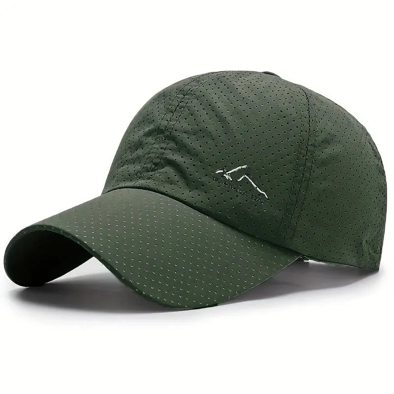 Korean style adjustable baseball cap in dome crown design with polyester fabric