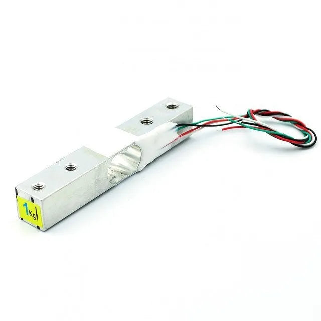 24-bit precision pressure sensor weighing module with IIC interface, shown in blue, green, purple or red board variants