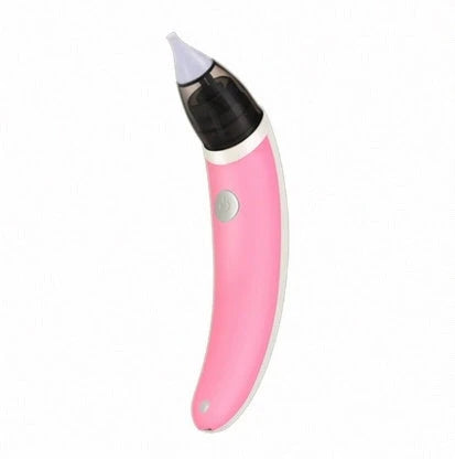 An electric nasal aspirator with adjustable suction levels, soft silicone tip, and BPA-free materials for effectively and comfortably clearing baby's congestion