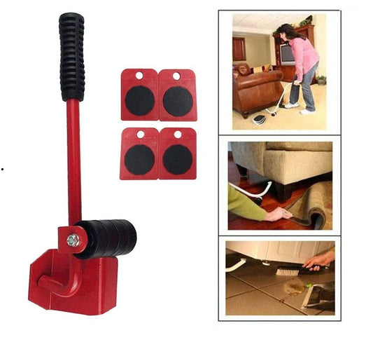 Professional Furniture Moving Lifter Tool with lever mechanism to easily lift and move heavy furniture pieces like beds, sofas, and cabinets.