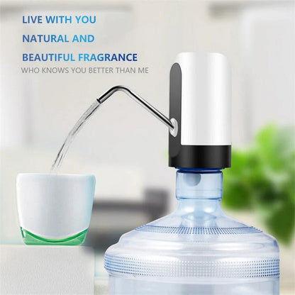 Hands-Free Cordless Electric Water Bottle Pump for Effortless Hydration on the Go