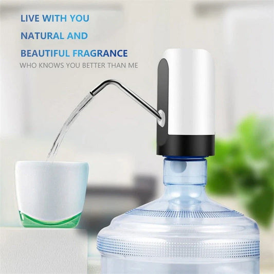 Hands-Free Cordless Electric Water Bottle Pump for Effortless Hydration on the Go