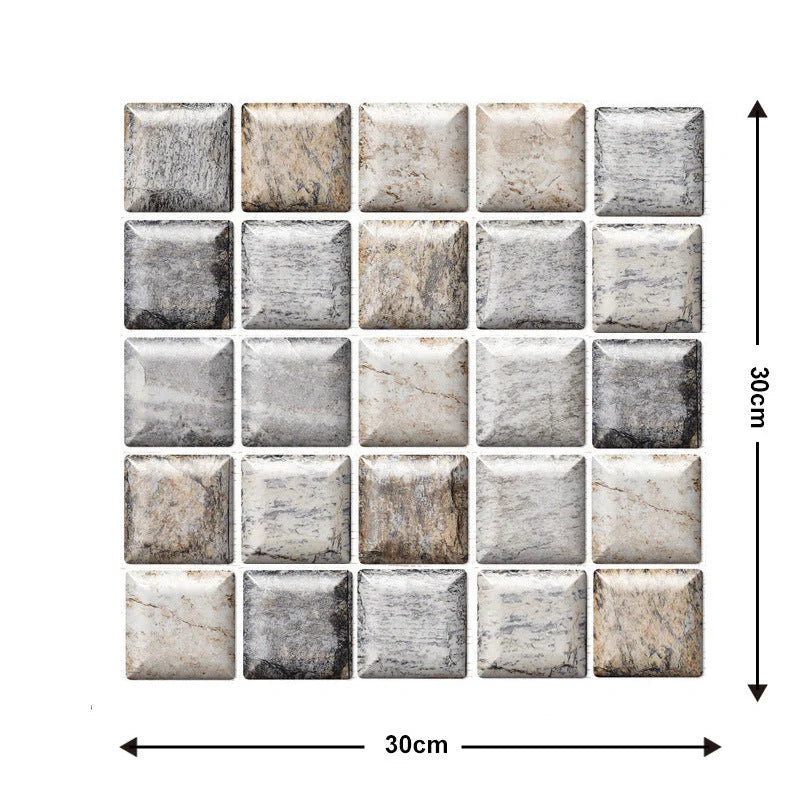 Moisture-proof brick wallpaper sticker for kitchen and bathroom walls