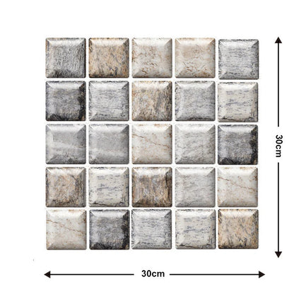 Moisture-proof brick wallpaper sticker for kitchen and bathroom walls