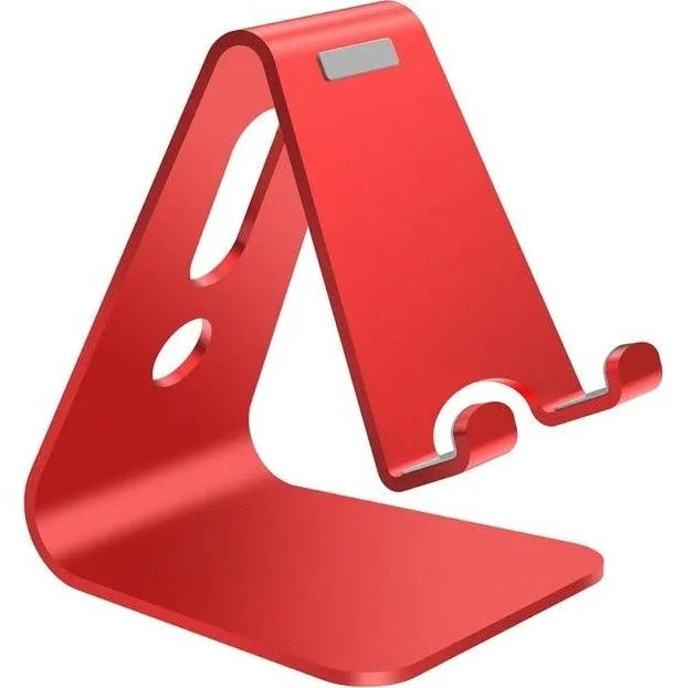 Aluminium phone and tablet stand in Black, Red, Rose Gold and Silver colour options