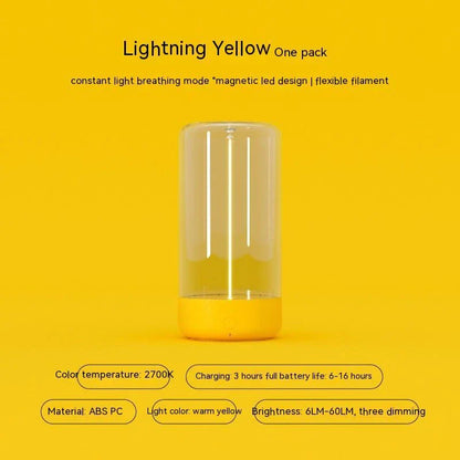 Rechargeable LED camping light with adjustable brightness modes, durable design, and soft, even glow for outdoor use