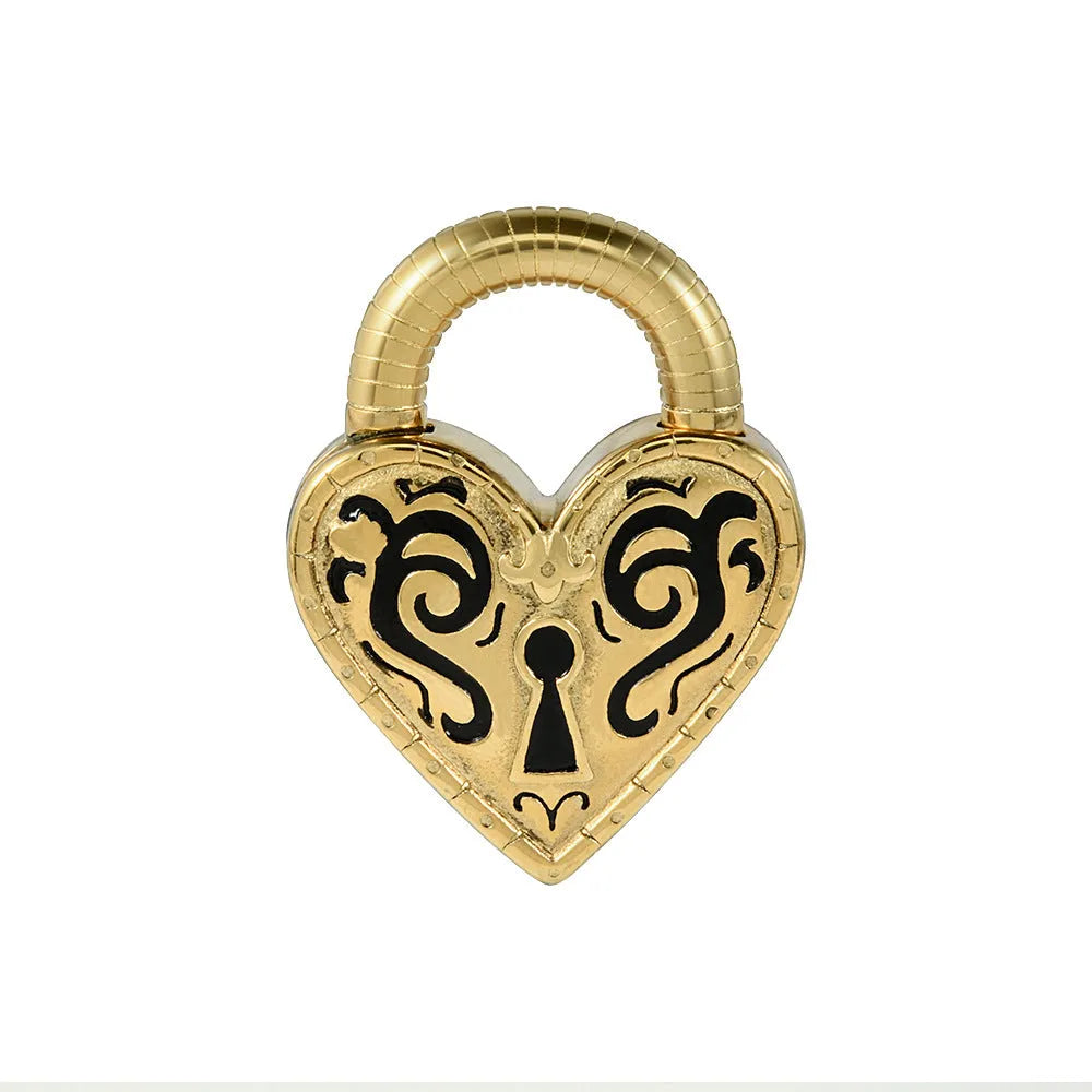 Women's stainless steel heart-shaped earrings with gold or steel colour electroplated finish.