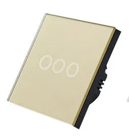 86mm touch switch with tempered glass panel for low power lighting in UK homes