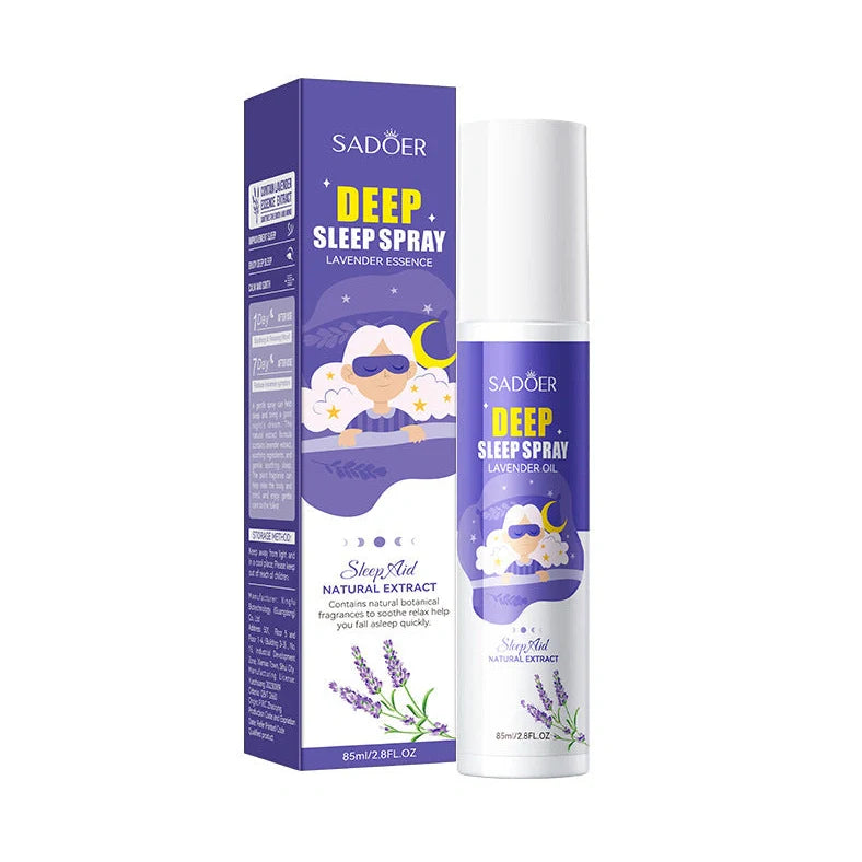 85ml fatigue relief sleep spray bottle with spray mechanism for topical application