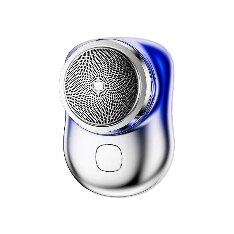Compact, cordless electric razor with premium aluminium body and powerful 6,600 rpm motor for a smooth, painless shave
