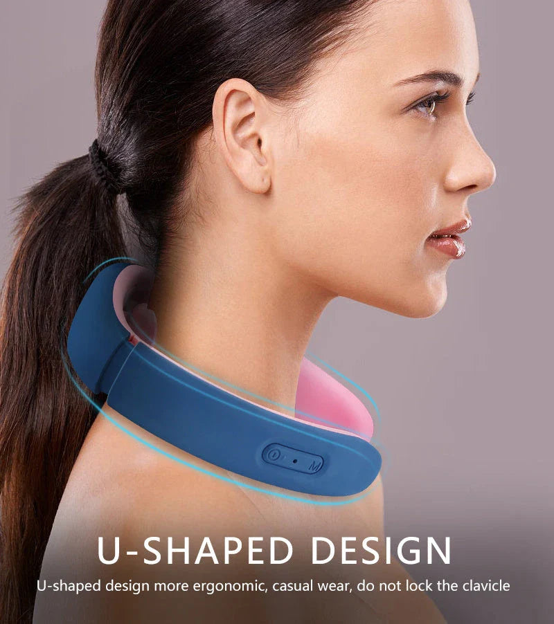 Premium neck and shoulder massager with multi-mode massage and heating functions for effective pain relief