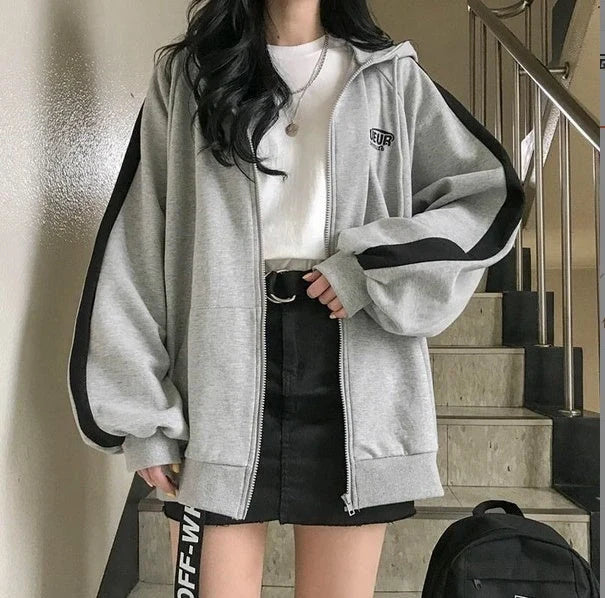 Cosy loose fleece cardigan jacket in various colours, perfect for chilly weather.