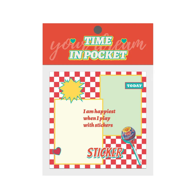 Simple Ins tear-off message notepad showing rectangle design with 90 sheets and Long Dream cover