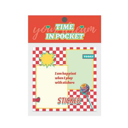 Simple Ins tear-off message notepad showing rectangle design with 90 sheets and Long Dream cover