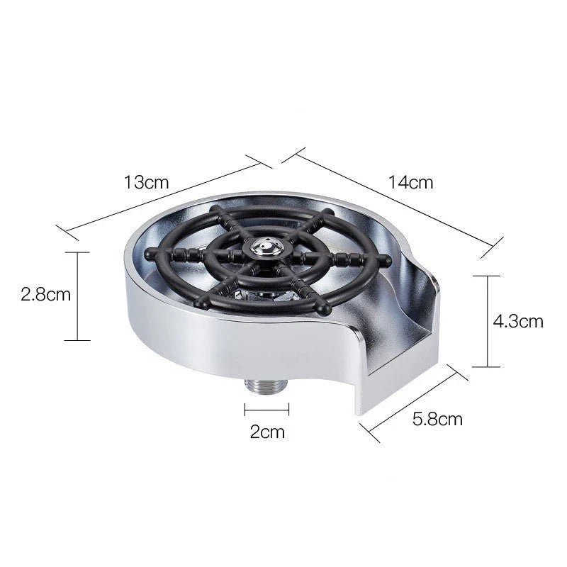 High-Pressure Automatic Cup Washer with Multi-Angle Spray Nozzle for Effortless Cleaning in Bars and Kitchens