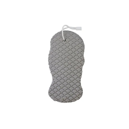 3D fish scale pattern bath sponge in white, grey, pink, or light blue for gentle exfoliation