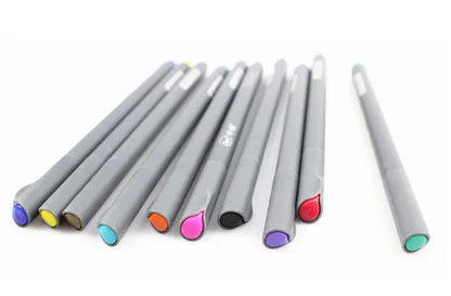 Office drawing stroke syringe colour hook line pen with 0.38mm metal tip for architectural drafting