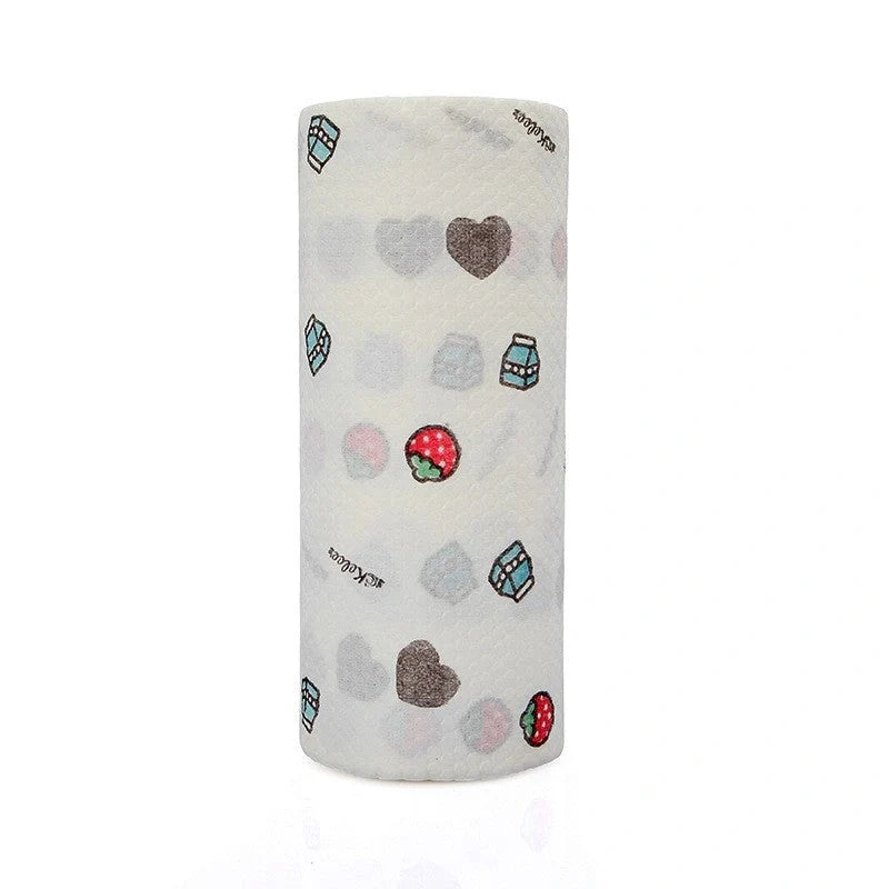 Disposable Non-Woven Rag with wood pulp and PP material for cleaning
