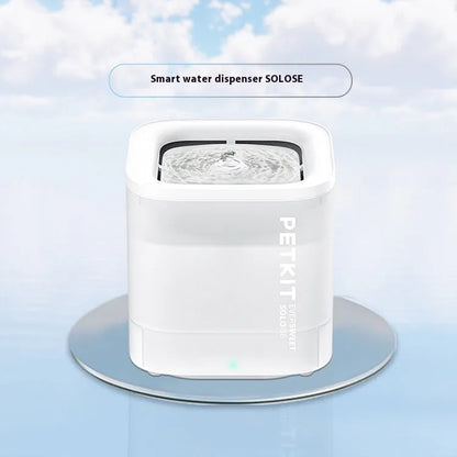Xiaopei SOLO2 smart pet water dispenser in white with filtration system