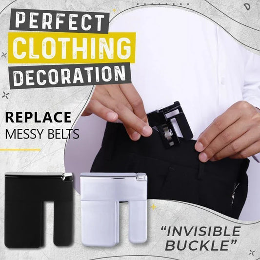 Adjustable pants waist clip with sleek, hidden design for a custom, comfortable fit