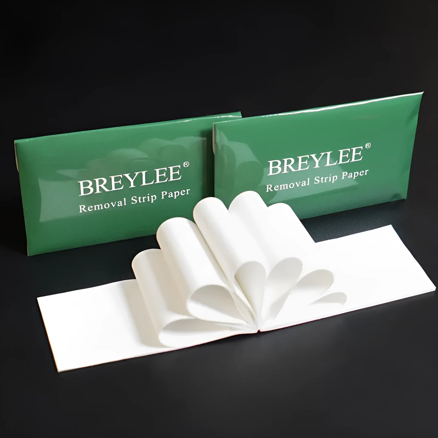 BREYLEE nasal mask removal paper strips, pack of 100 sheets measuring 7.8 by 12.5 centimetres