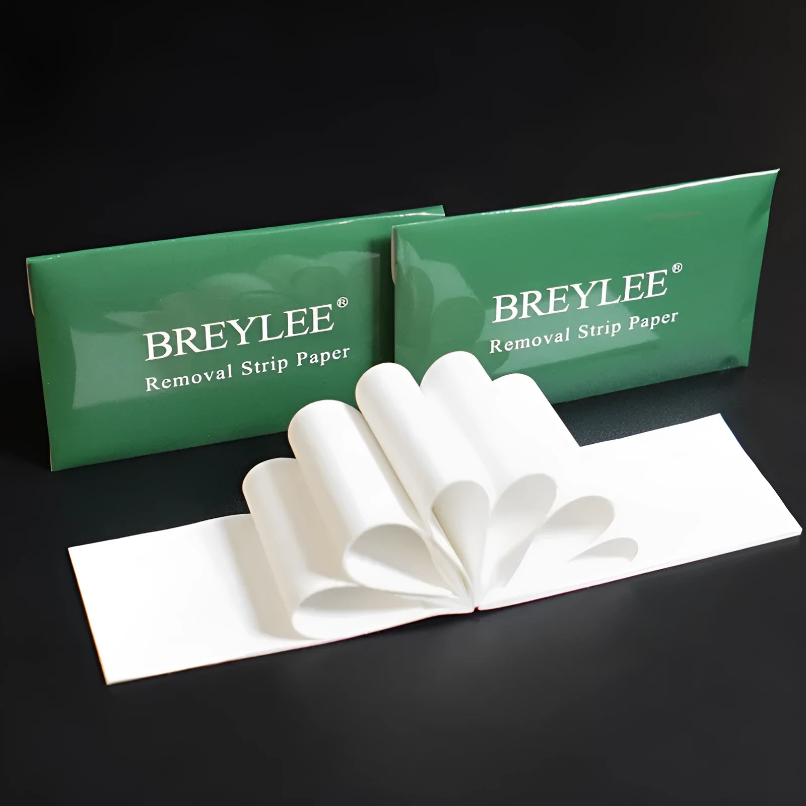 BREYLEE nasal mask removal paper strips, pack of 100 sheets measuring 7.8 by 12.5 centimetres