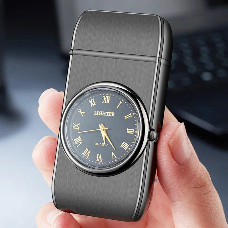 Multifunctional Lighter Watch with Sleek Design and Premium Materials