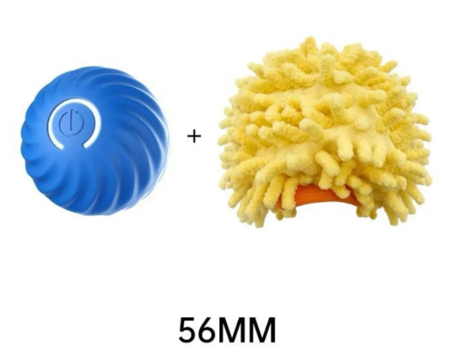 Durable rubber dog ball toys in bright colours for bite resistance and training
