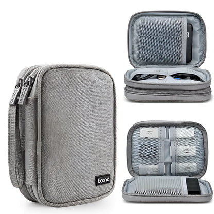 2.5-inch mobile hard disk protective case in Oxford cloth with multiple layer configuration options