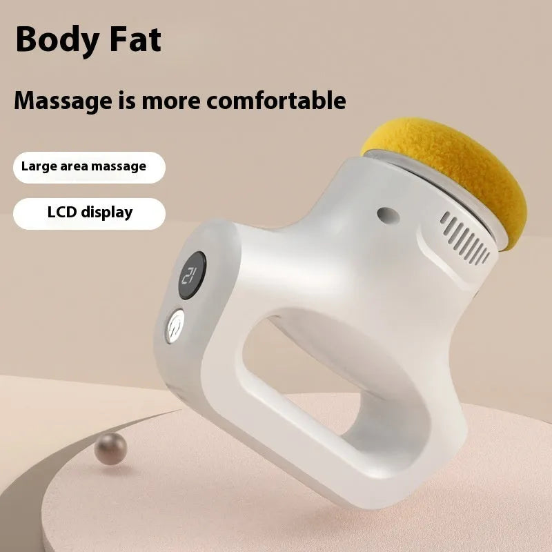 Portable white body slimming massage instrument with Type-C charging cable