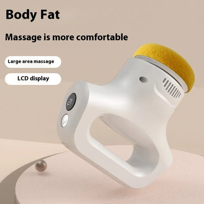 Portable white body slimming massage instrument with Type-C charging cable