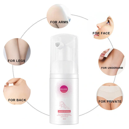 Mu Si Honey Hair Removal Spray for smooth, hair-free skin without irritation