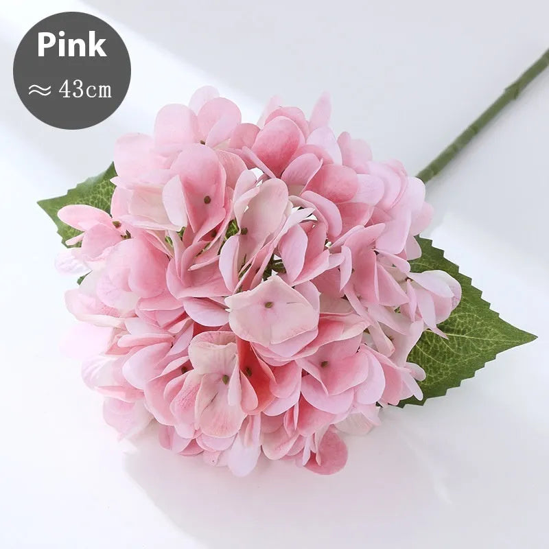 43cm tall white artificial silk flower pincushion decoration for weddings and photography.
