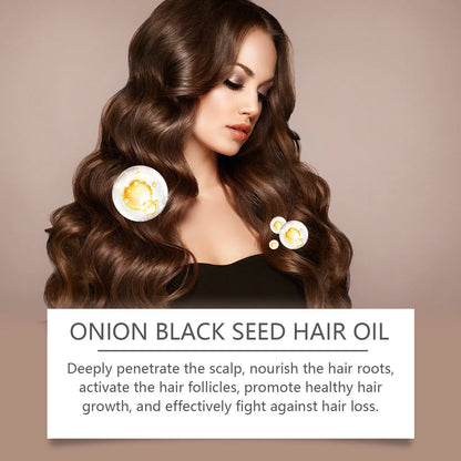 100ml bottle of nourishing hair care essential oil with accessories