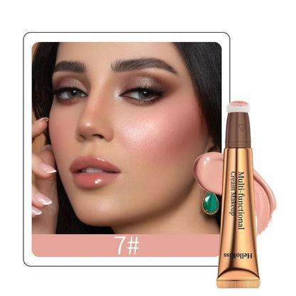 Highlight shading pen with 15ml liquid contour and 1.5cm sponge head applicator