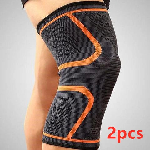 Anti-slip breathable knee support in various colours and sizes