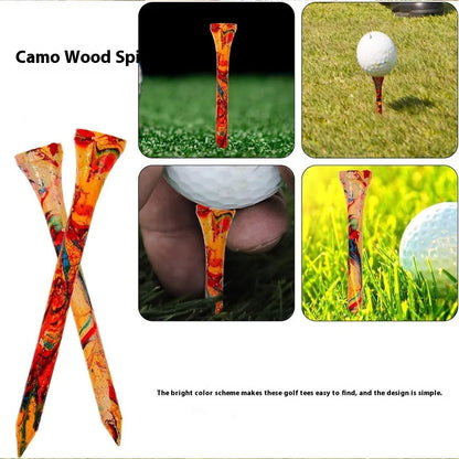 Colourful plastic golf ball holder, 70mm diameter, in a pack of 50 pieces