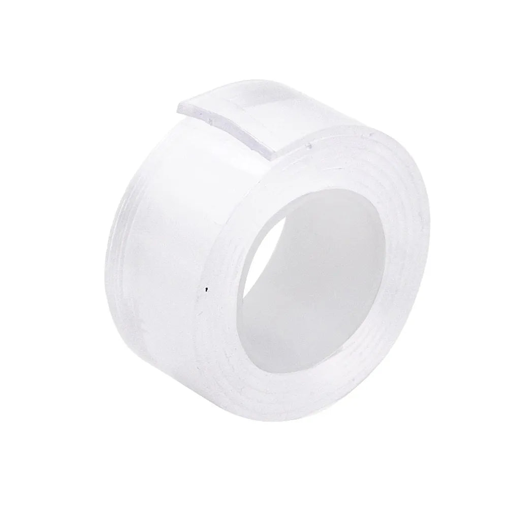 Roll of nano magic adhesive tape showing 30mm width and 2mm thickness for car and home storage organisation