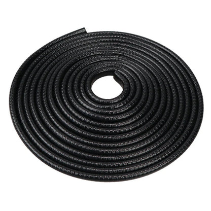 Universal car door anti-collision strip with steel disc for edge protection