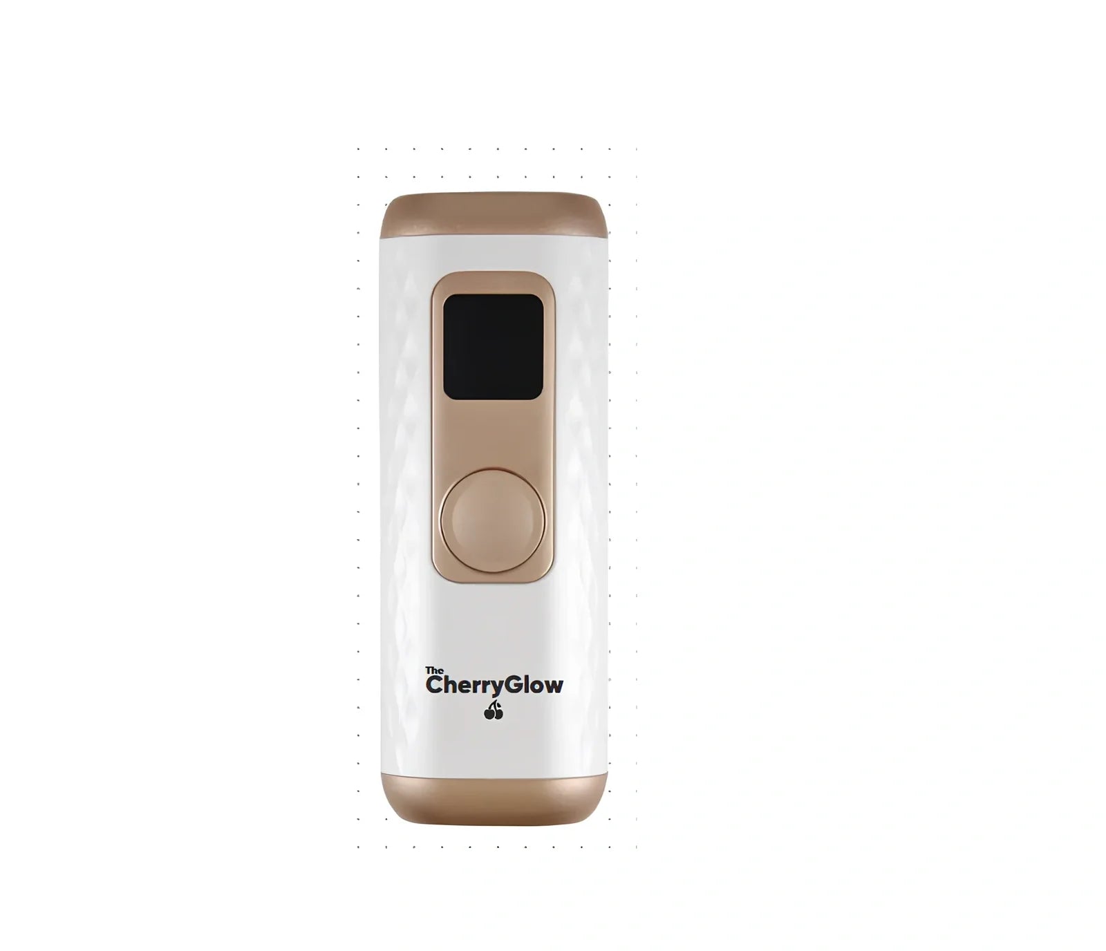 White IPL hair removal device with ice cold function and 5 intensity settings for home use