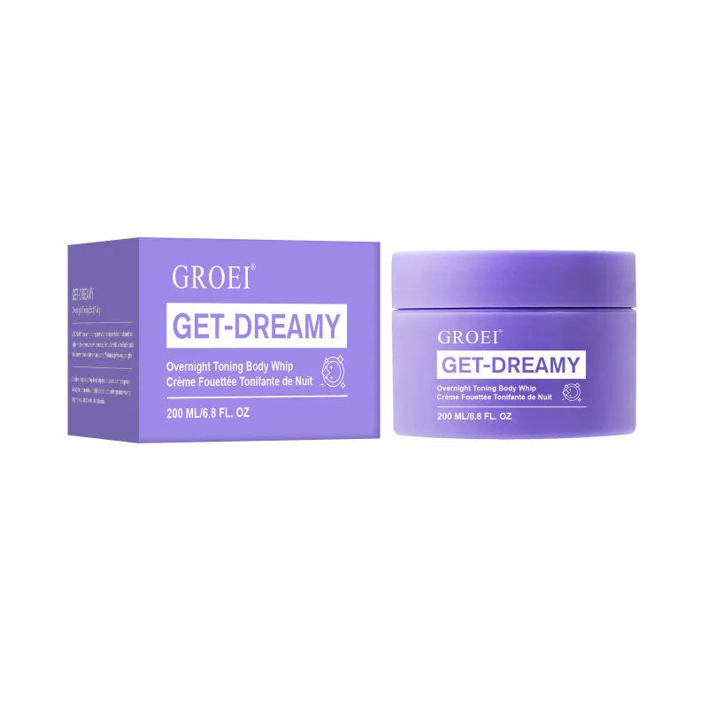 Purple packaged MAELYS Night Sleep Tightening Cream Body Lotion 200ml for overnight skin firming