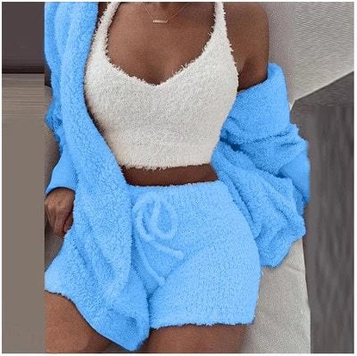 Cozy and stylish women's lounge pajama set in various colors and sizes