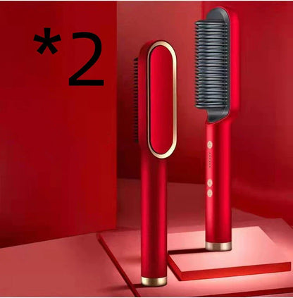 2-in-1 Hair Styler with Tourmaline Ceramic Heating, Intelligent Temperature Control, and Negative Ion Technology