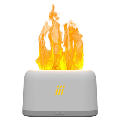 Ultrasonic aroma diffuser with flame-like LED lighting, creating a relaxing and soothing atmosphere in any room