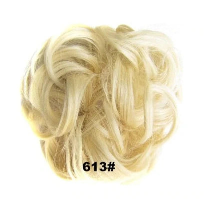 Hair ring wig in various colours from 1# to Burg, showing synthetic fibres and natural hairline for temporary styling