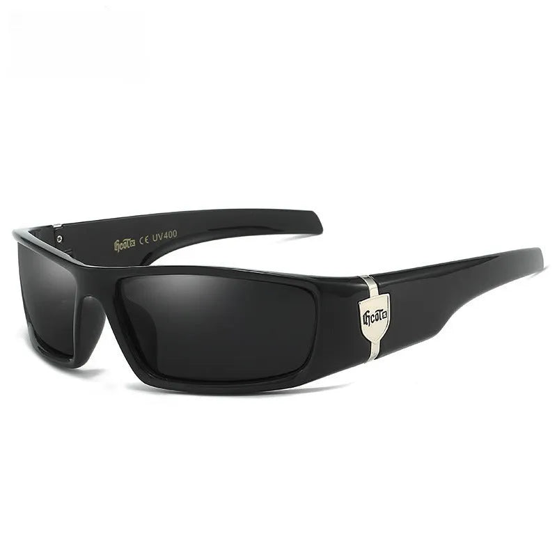 Bandit Style Hip Hop Fashion West Coast Polarized Sunglasses G613 model unisex men women PC lens retro box style accessory choice of eight colours C1 to C8