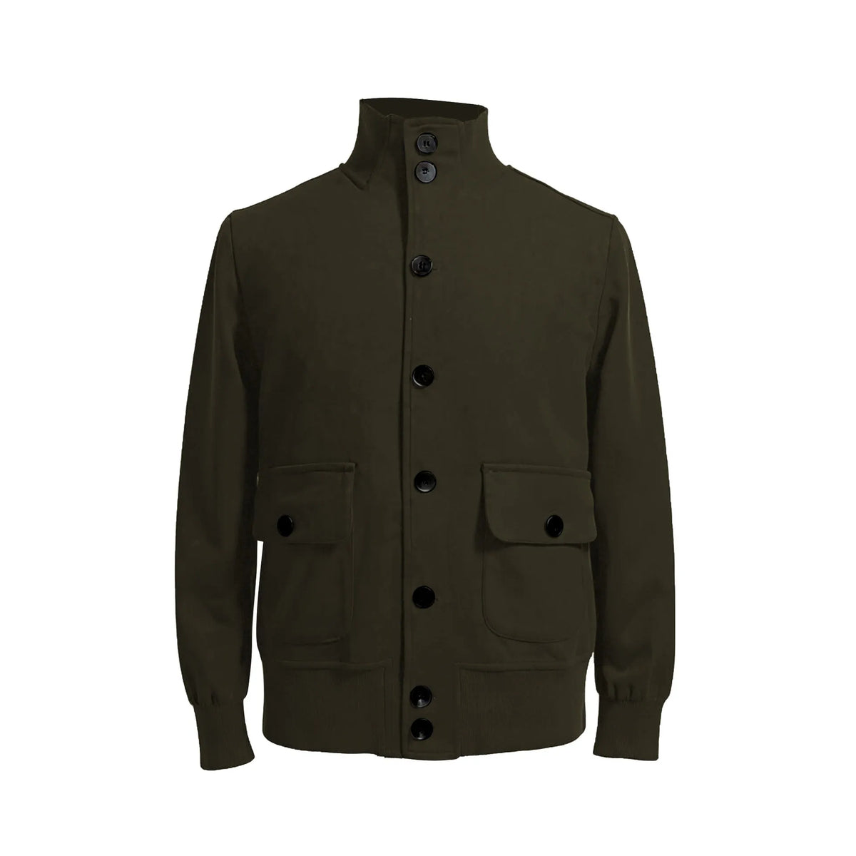 Men's retro deerskin velvet jacket in solid colour, available in seven colours and sizes M to XXXXL