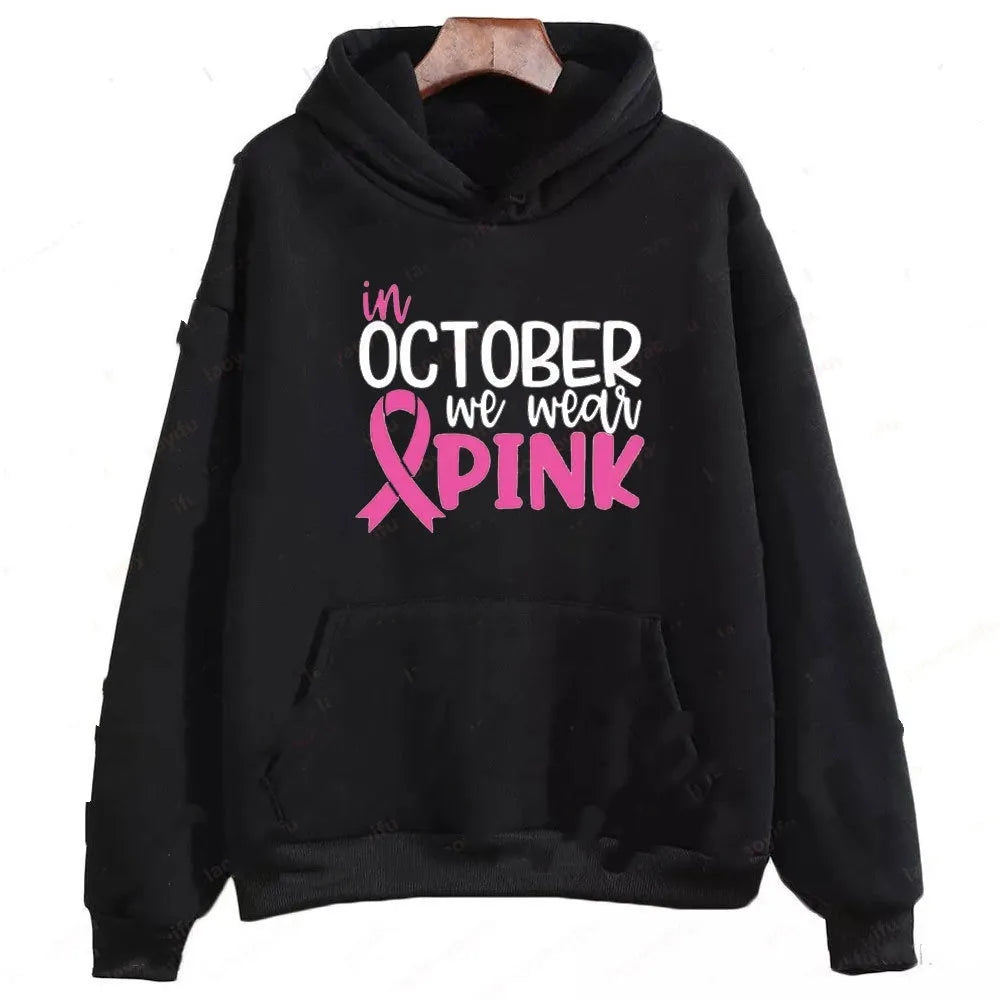Street fashion hoodie with 'I'm A Survivor' art retro print and a side seam pocket.