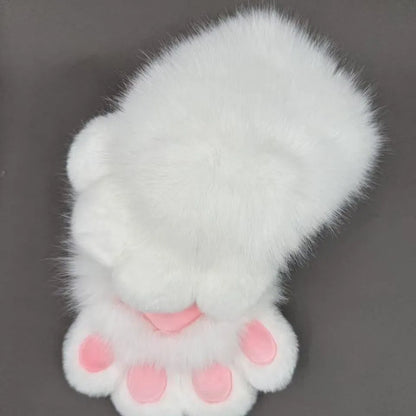 Colourful animal claw cosplay gloves in free size with nylon material and 11 colour options